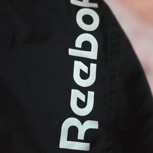 Reebok Black and White Logo Shorts